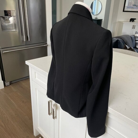 Jaxsport Classic 4 Button Lined Polyester Blazer Jacket Black Sz 6 NWT - Picture 7 of 10